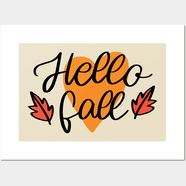 Hello fall Wall Art by Stellart